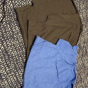 Blue and Brown T-Shirts